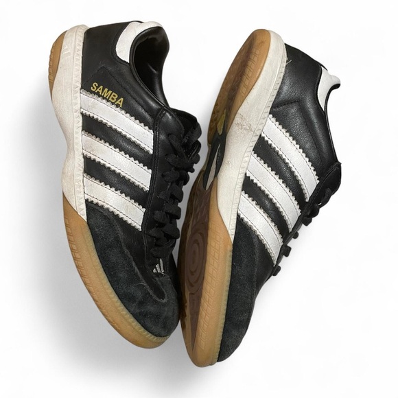 Adidas Samba Black and White Sneakers - Picture 1 of 7